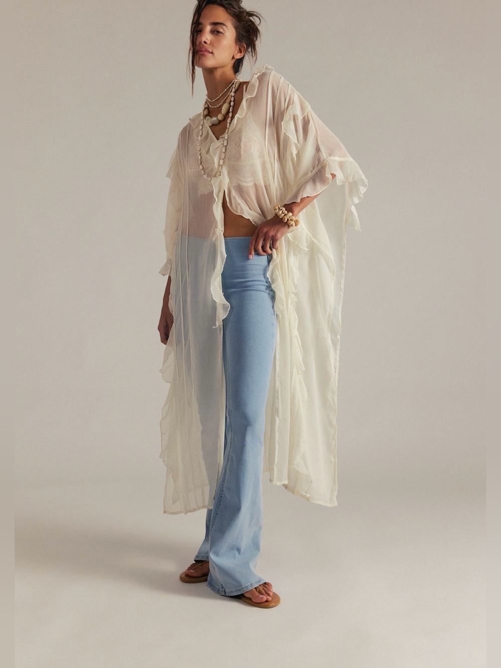 We The Free Penny Pull-on Stretch Flare Jeans FLAW